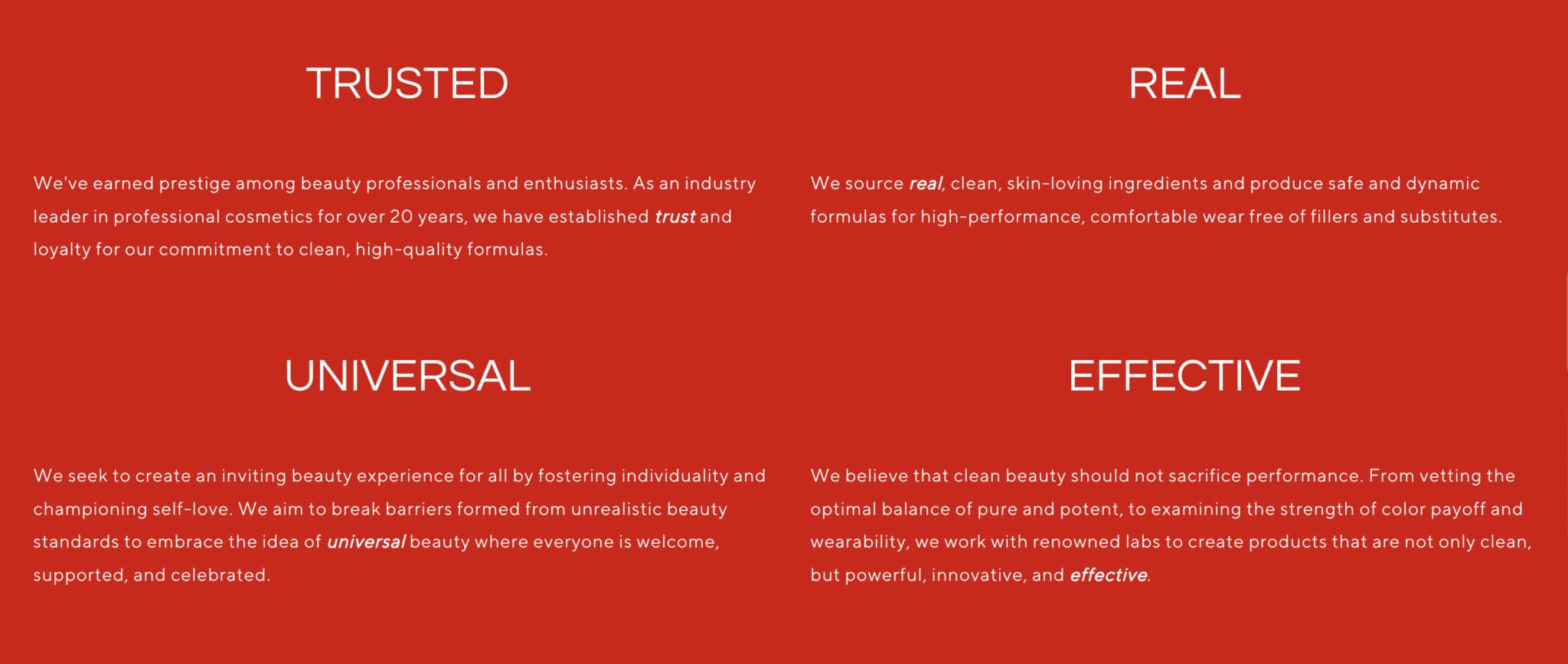 mirabella brand promise