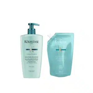 Kerastase Resistance Bain Refill 500 mL + 500 mL Pouch Duo