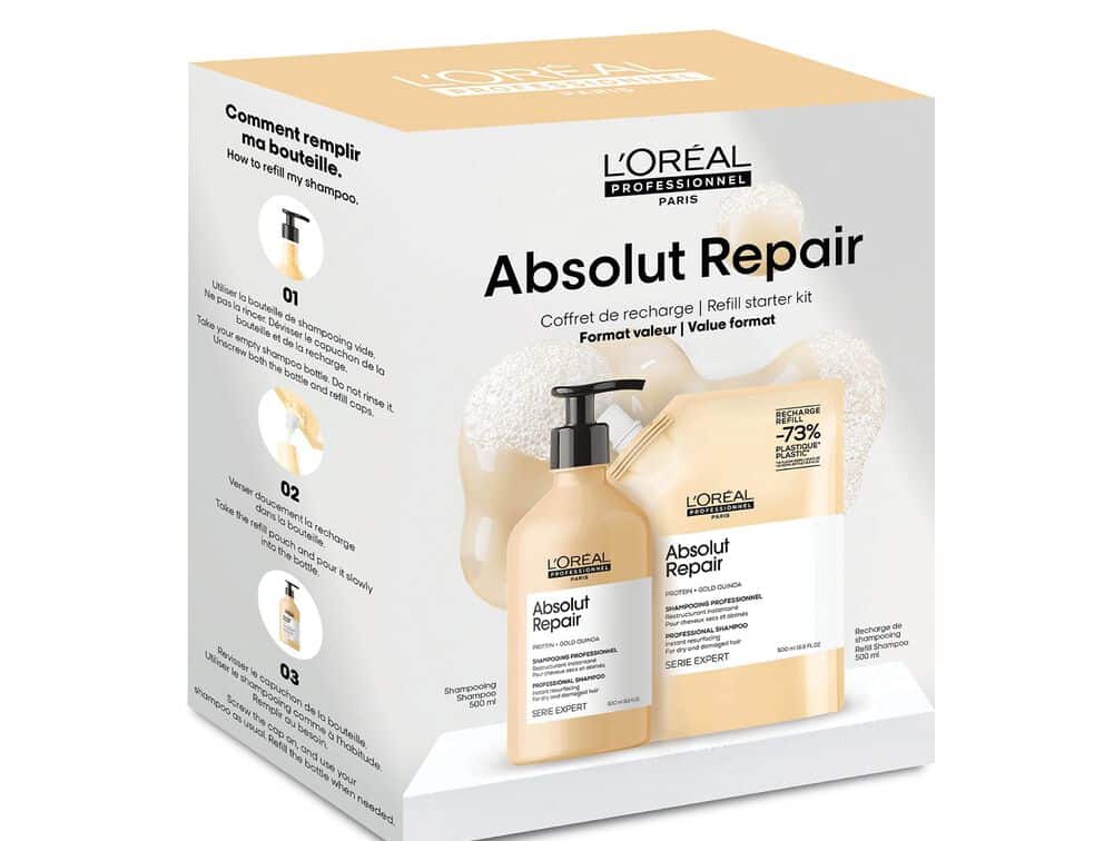 Absolut Repair Shampoo Refill Kit - 500 mL